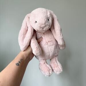 AUTHENTIC Jellycat Bashful Bunny Blush - Medium 12” NWT